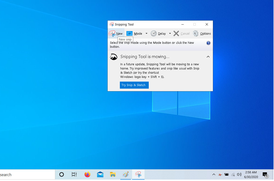  prendre une capture d'écran dans Windows 10 7 8.1 pc 