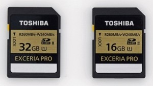 Toshiba Unveils world FASTEST SD CARD ( Exceria Pro SDHC series ) with writing speed of 240MB/sec