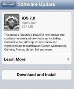 iOS 7 released by Apple, download and install it on iPhone, iPad ,iPod touch