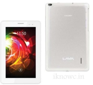 Lava E-Tab IVORY with Dual SIM, 3G launched in India – Specifications