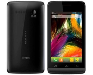 Intex Cloud Y1 with Android 4.2, Dual Core processor at RS. 5590