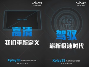 Vivo Xplay 3S, the world’s first phone with 2560 x 1440 pixels display