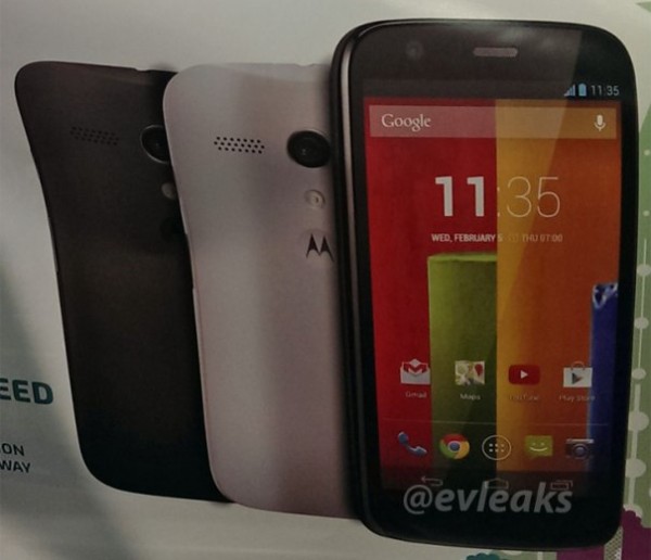 Motorola Moto G full specifications in images leaked  Price 