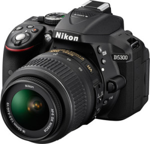 Nikon D5300 with 24.2MP sensor, built in WiFi