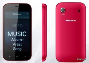 Karbonn A91 with 3.9 inch Screen listed on Flipkart