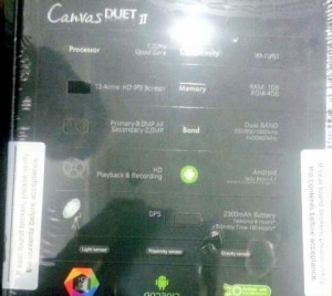 Micromax Canvas Duet 2 II coming soon , (GSM + CDMA)