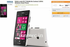 Nokia Lumia 521 announced for T-mobile USA -Full Specification & Features