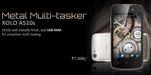 XOLO A510S with 1GB RAM Launched at price of 7.5k