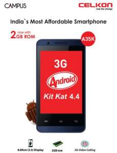 Celkon Campus A35K launched : Price & Specs