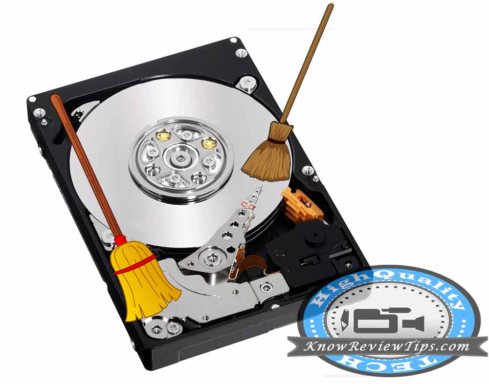 Clean your hard disk drive to run windows faster