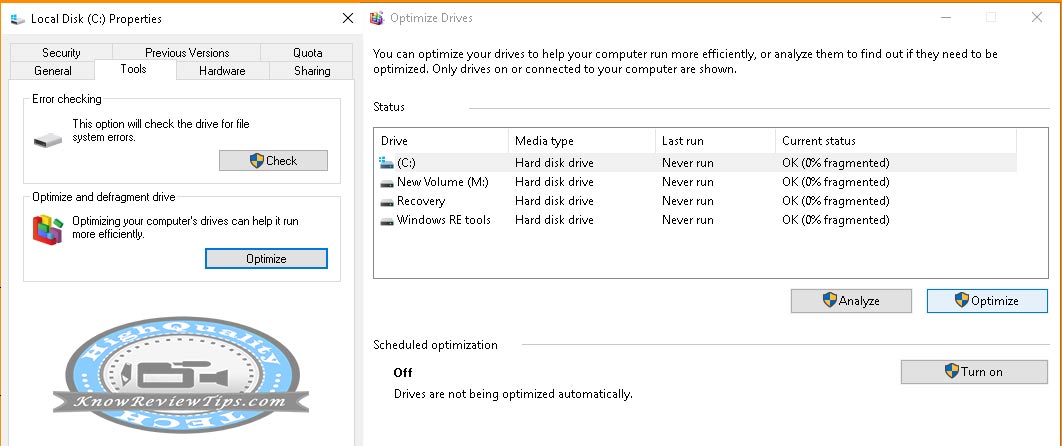 how to defrag on windows 8