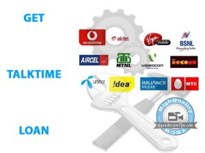 How to take Emergency talktime Loan in Idea, Vodafone, Aircel, Tata docomo, Airtel, Reliance jio, BSNL