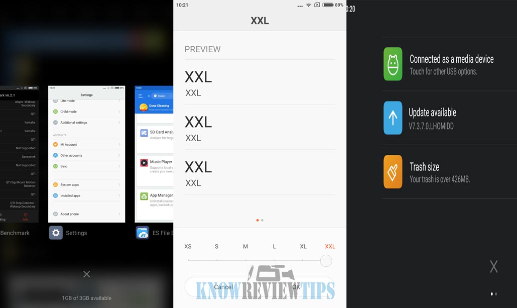 Xiaomi Redmi Note 3 User Interface Android 5.1 MIUI7 features