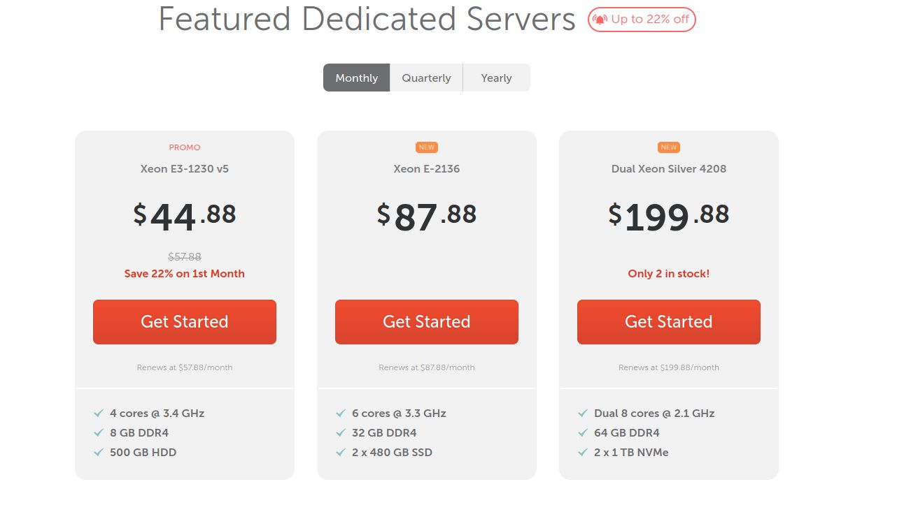 Best Dedicated Server Hosting TOP 6 server providers